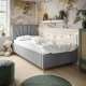 Łóżko tapicerowane pojedyncze AINA MINI Jasmine 90
