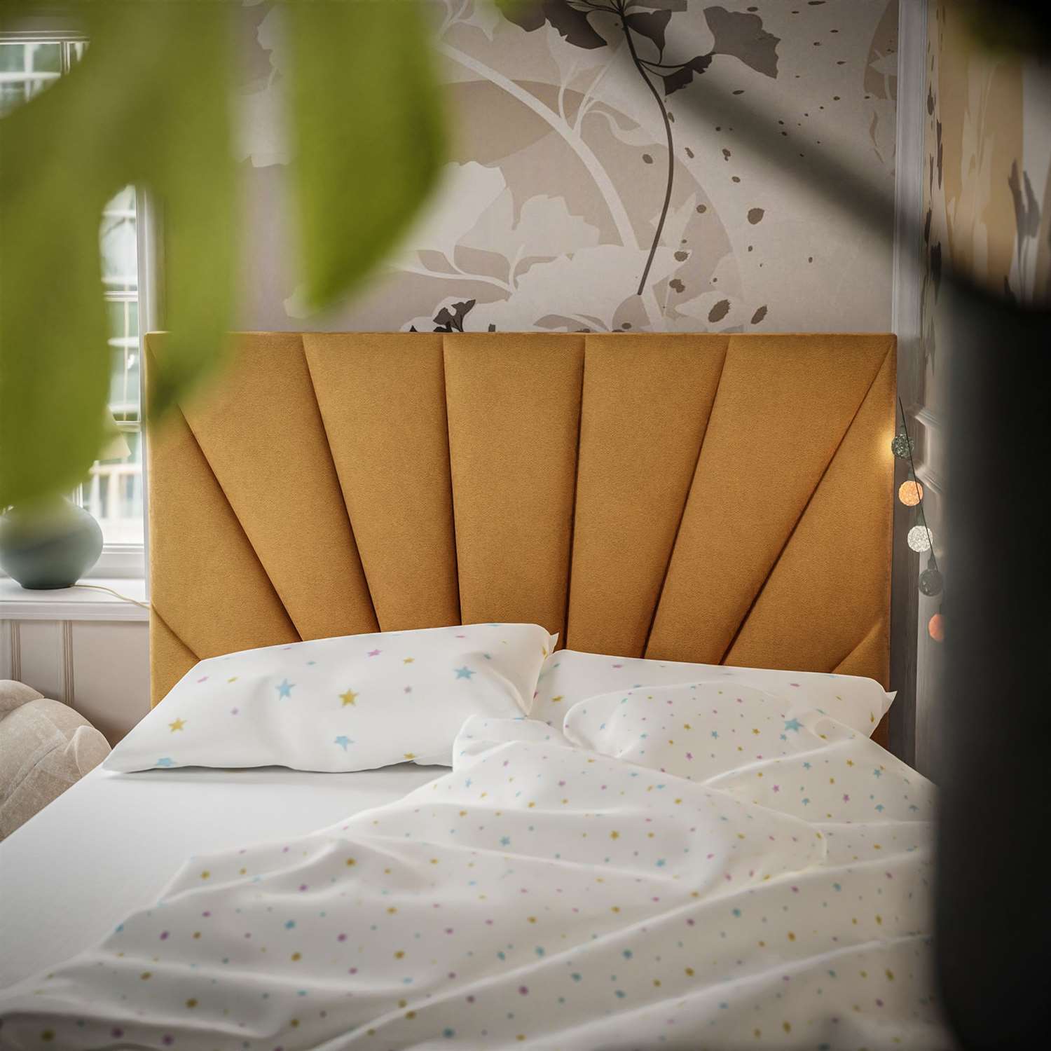 Łóżko tapicerowane pojedyncze AINA MINI Magic Velvet 2215