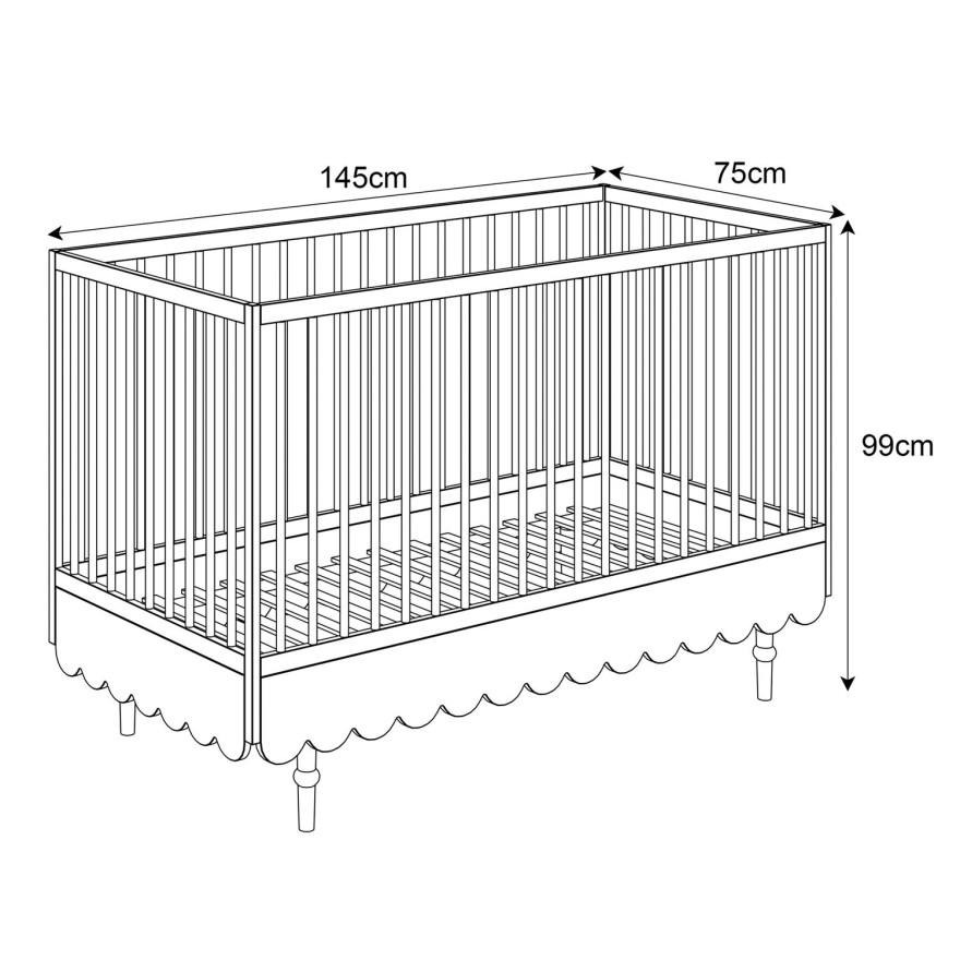 Łóżeczko dziecięce BABUSHKA