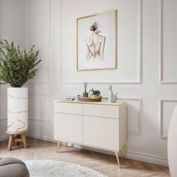 Komoda dwudrzwiowa OXFORD KSZ107 z szufladami