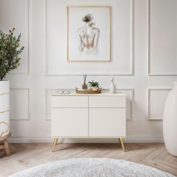 Komoda dwudrzwiowa OXFORD KSZ107 z szufladami