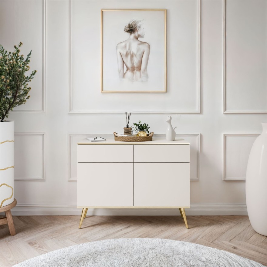 Komoda dwudrzwiowa OXFORD KSZ107 z szufladami