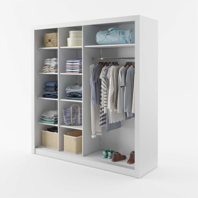 Szafa przesuwna  IDEA ID-12 biała