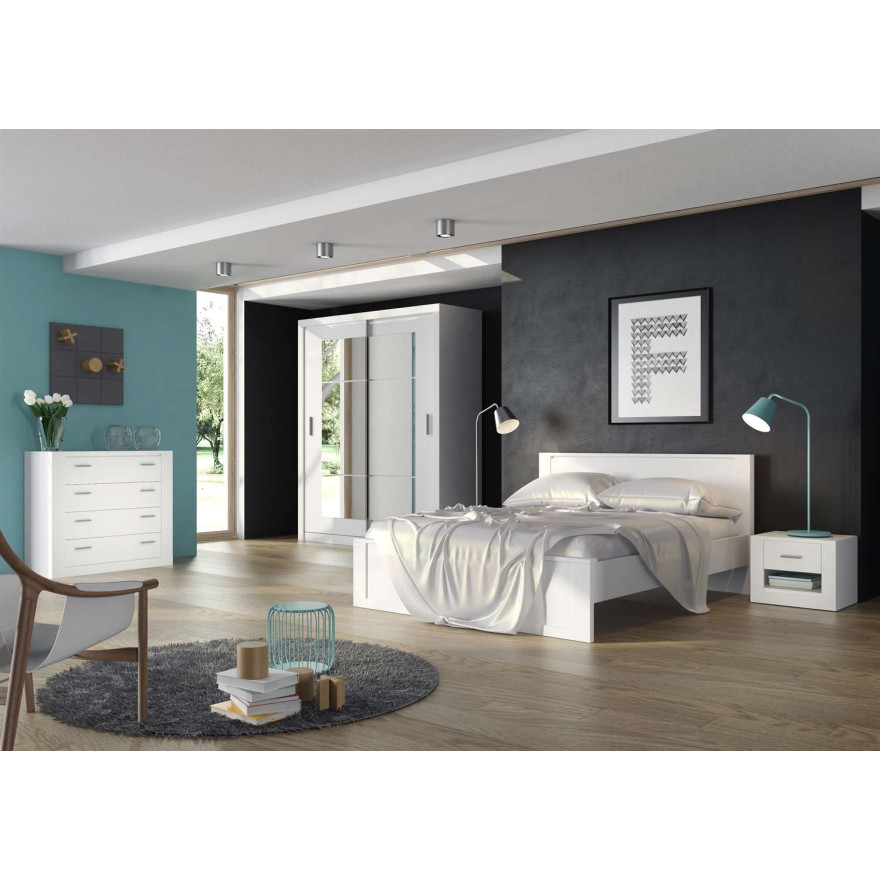 Szafa przesuwna  IDEA ID-12 biała