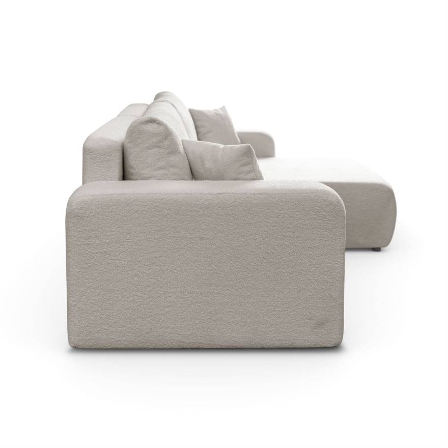 Narożnik tapicerowany VESPO XL z funkcją spania i pojemnikiem na pościel