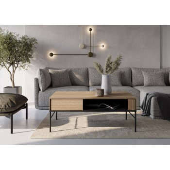 Stolik kawowy VISSO VI-09 dąb linearny