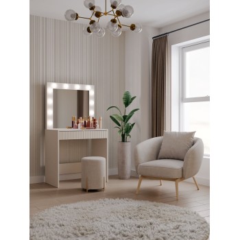 Toaletka CASSIE II z lustrem i oświetleniem LED