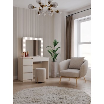 Toaletka CASSIE III z lustrem i oświetleniem LED