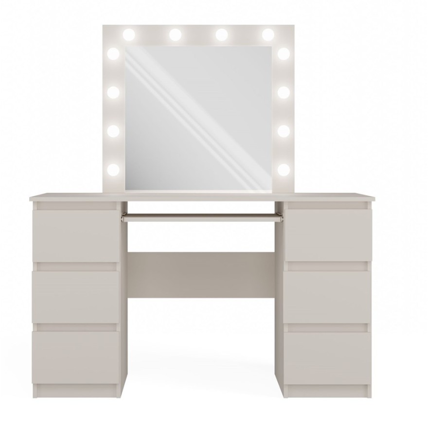 Toaletka CASSIE PLUS z lustrem i oświetleniem LED