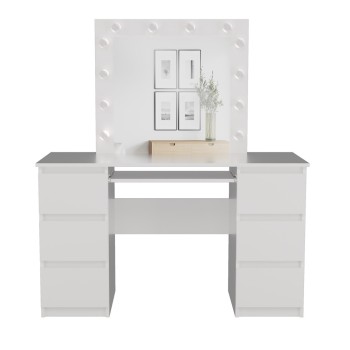 Toaletka CASSIE PLUS z lustrem i oświetleniem LED