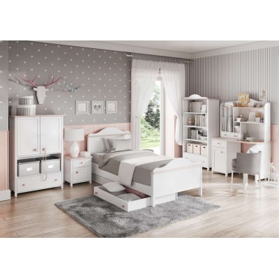 Nadstawka LUNA LN-04 - biały/różowy