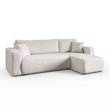 Narożnik tapicerowany VESPO L z funkcją spania i pojemnikiem na pościel