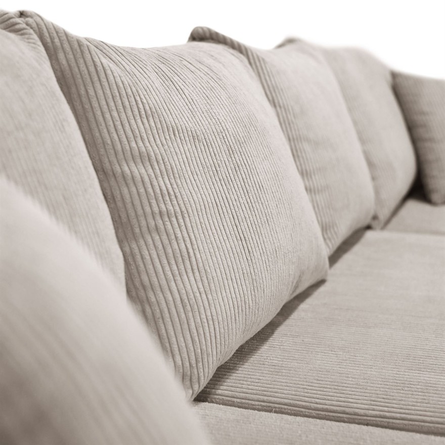 Narożnik tapicerowany LAVIO U z funkcją spania i pojemnikiem na pościel