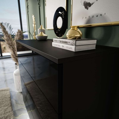 Komoda AURA z szufladami złote nóżki