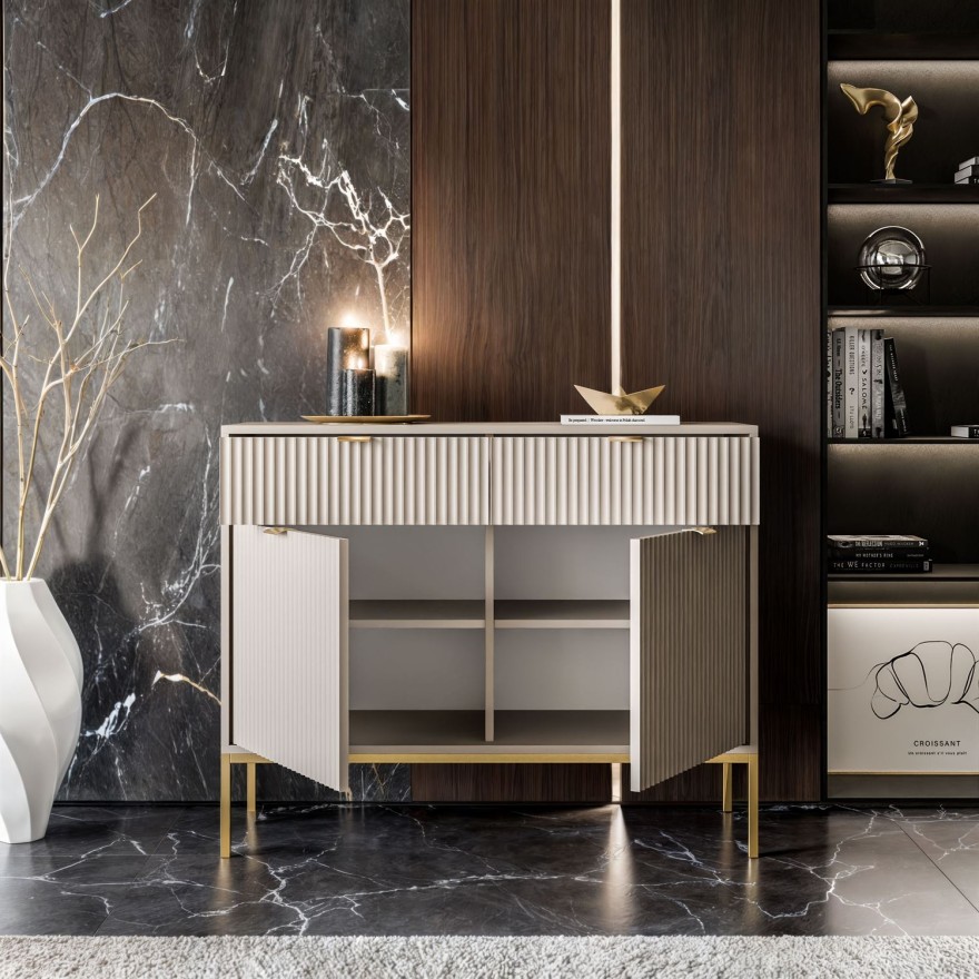 Komoda CORTADO GOLD KSZ104 z szufladami