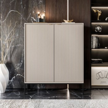 Komoda wysoka CORTADO K104 dwudrzwiowa