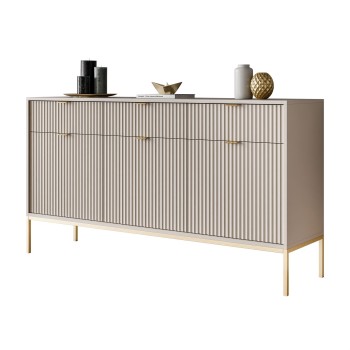 Komoda CORTADO GOLD KSZ154 z szufladami 154 cm