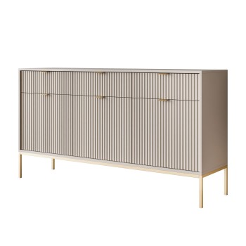 Komoda CORTADO GOLD KSZ154 z szufladami 154 cm