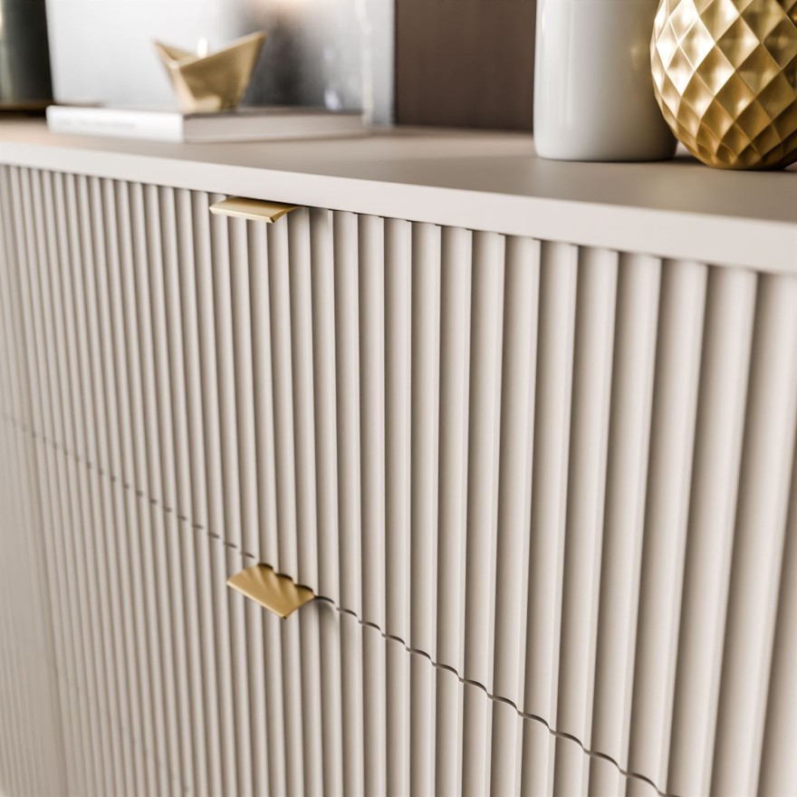 Komoda CORTADO GOLD KSZ154 z szufladami 154 cm