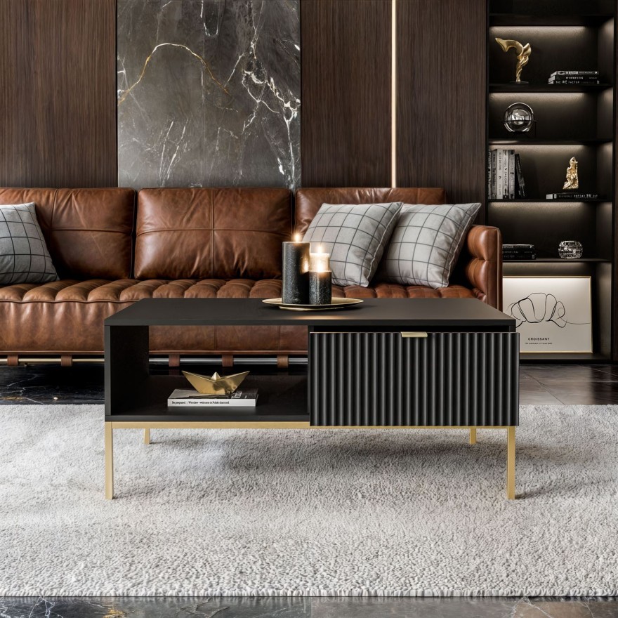 Ława CORTADO GOLD L-104 z szufladą