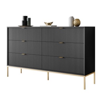 Komoda CORTADO GOLD KS154 z szufladami