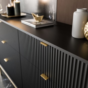 Komoda CORTADO GOLD KS154 z szufladami