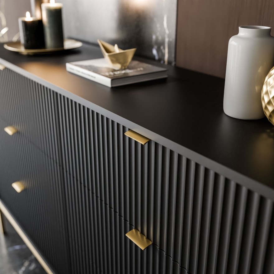 Komoda CORTADO GOLD KS154 z szufladami