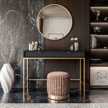 Toaletka z lustrem CORTADO GOLD T104