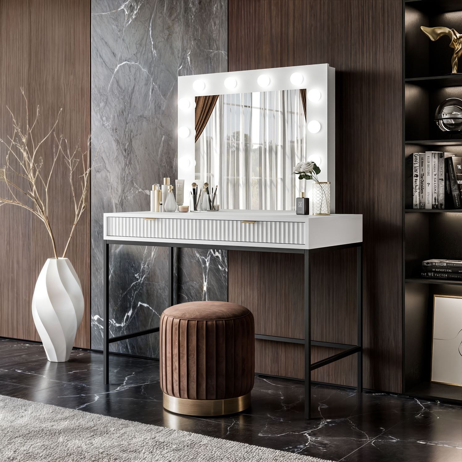 Toaletka z lustrem CORTADO T104
