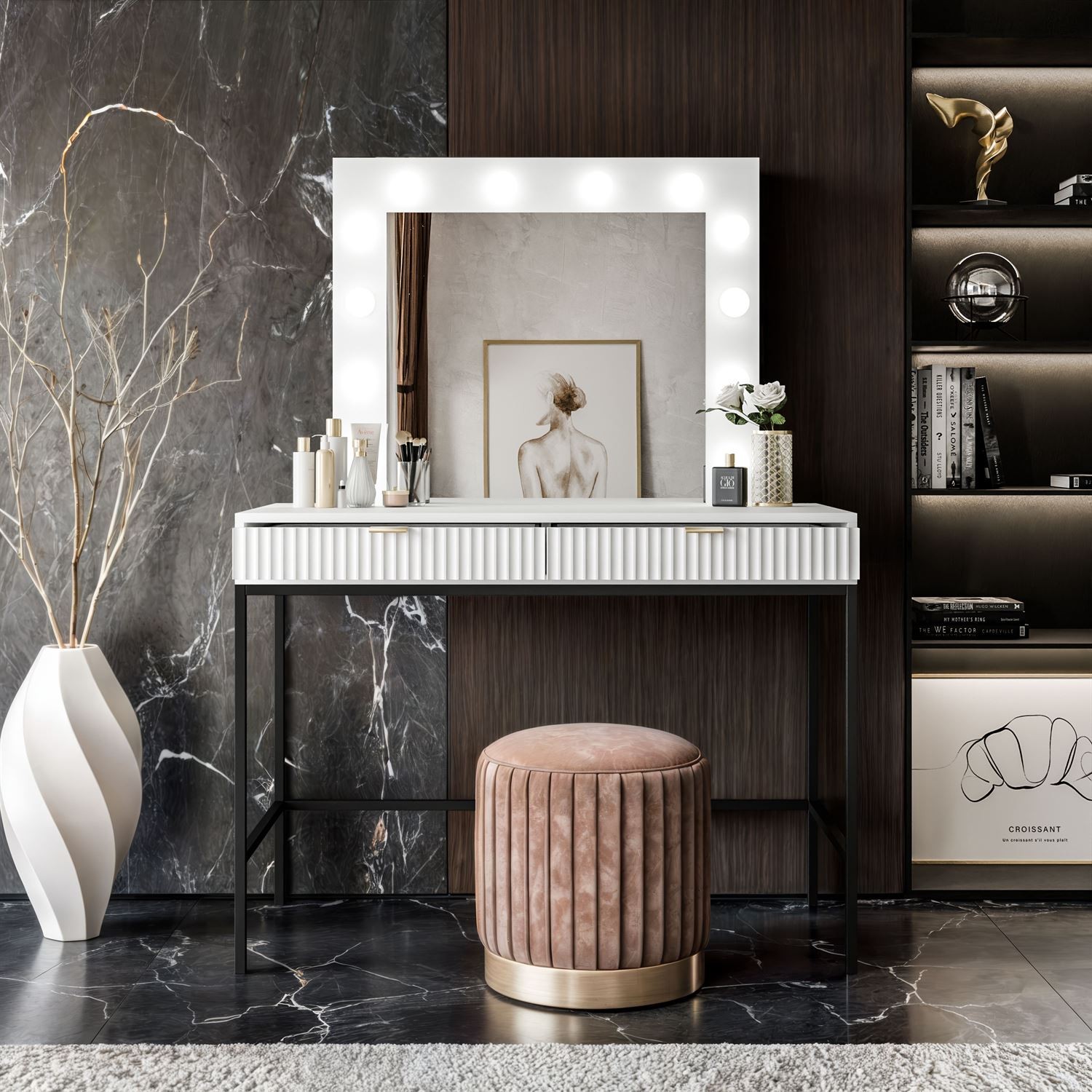 Toaletka z lustrem CORTADO T104