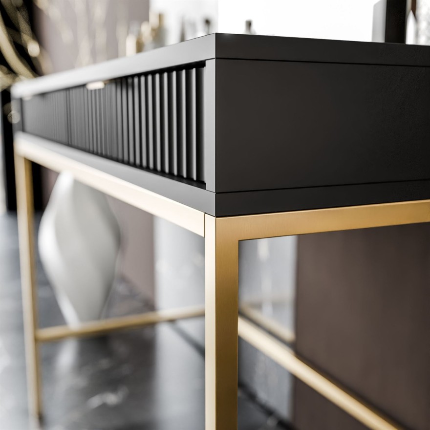 Toaletka z lustrem CORTADO GOLD T104