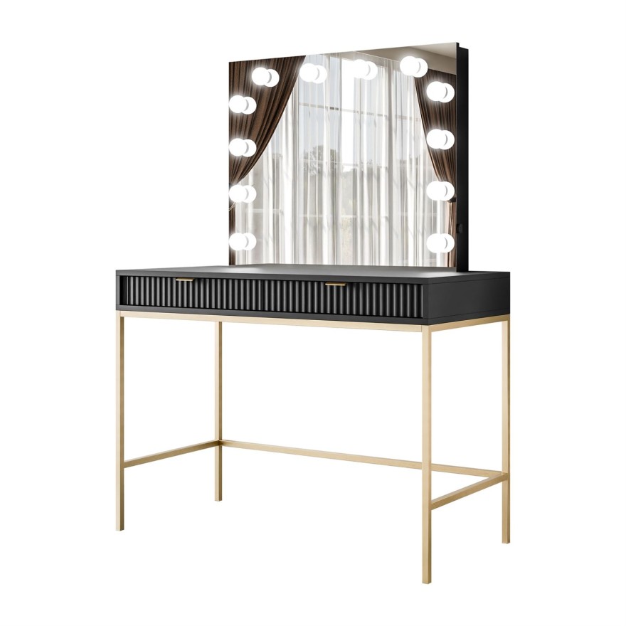 Toaletka z lustrem CORTADO ELITE GOLD