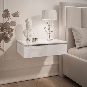 Stolik nocny AURORA SILVER...