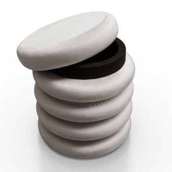 Otwierana pufa tapicerowana VELUTTO