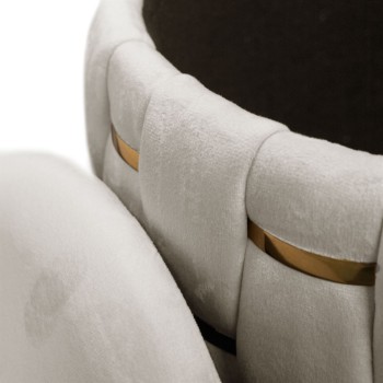 Otwierana pufa tapicerowana DIVA