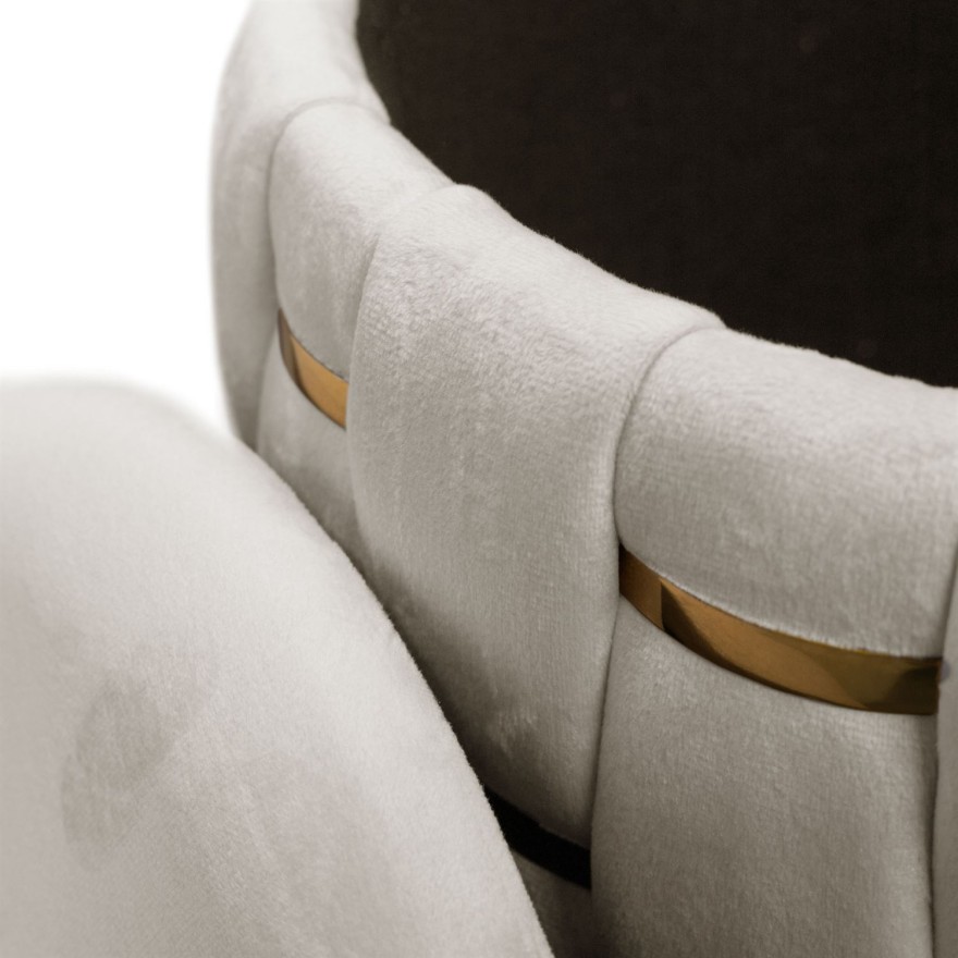 Otwierana pufa tapicerowana DIVA