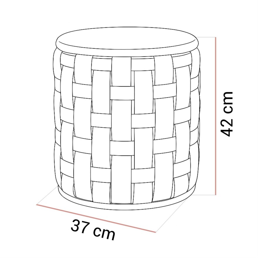 Otwierana pufa tapicerowana DIVA