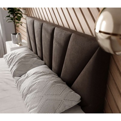 Łóżko kontynentalne AYLA z pojemnikiem French Velvet 677