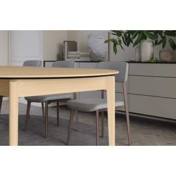 Stół okrągły rozkładany PLOT 120 - 240cm