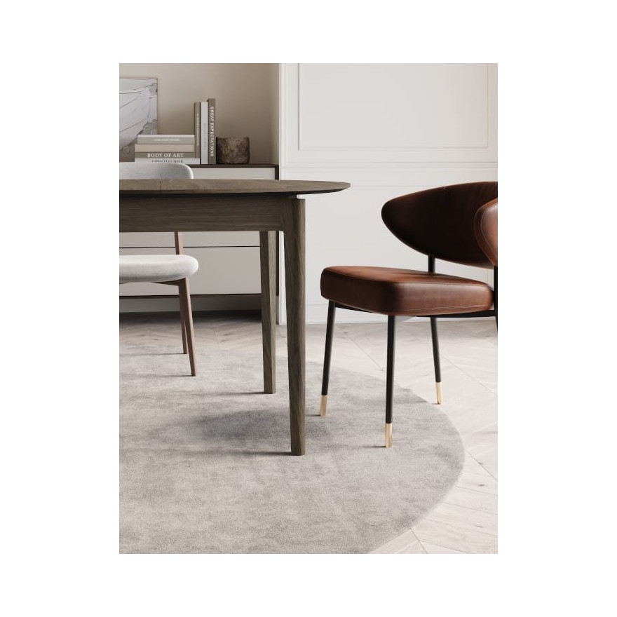 Stół okrągły rozkładany PLOT 90 - 210 cm