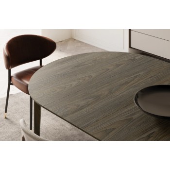 Stół okrągły rozkładany PLOT 90 - 210 cm