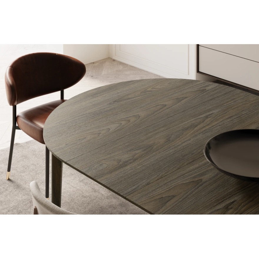 Stół okrągły rozkładany PLOT 90 - 210 cm