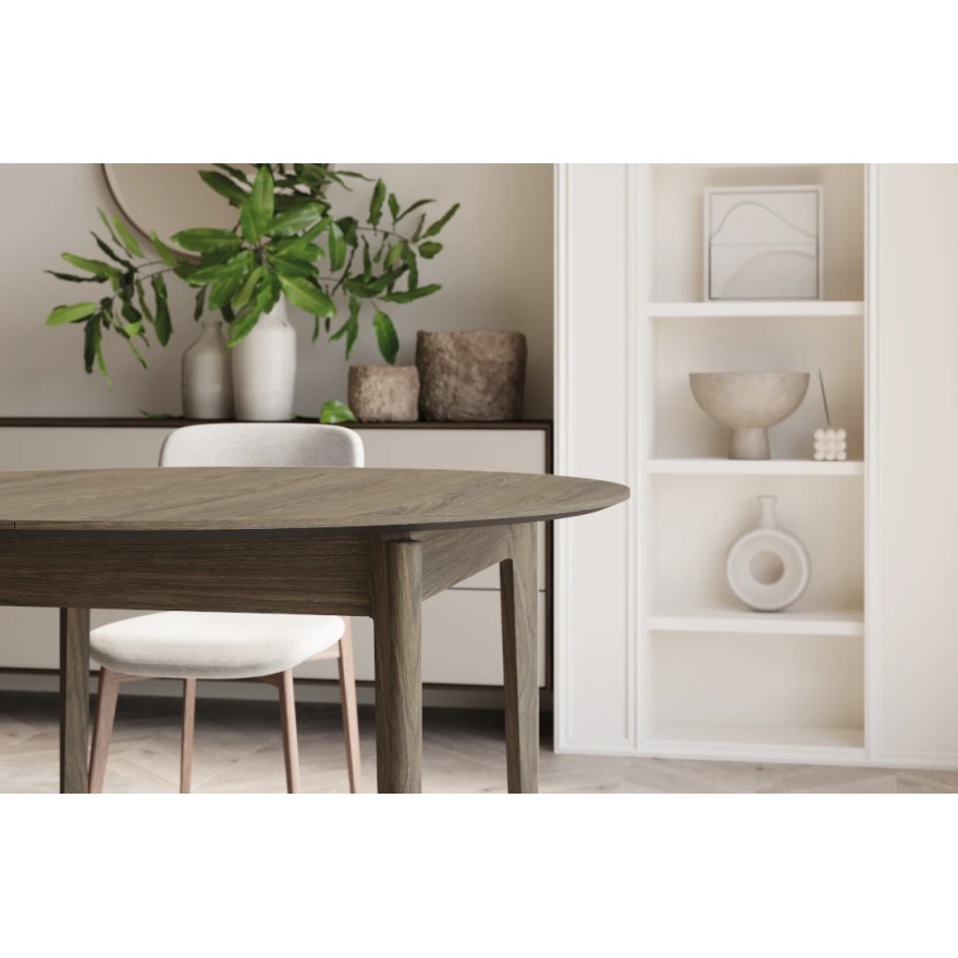 Stół okrągły rozkładany PLOT 90 - 210 cm