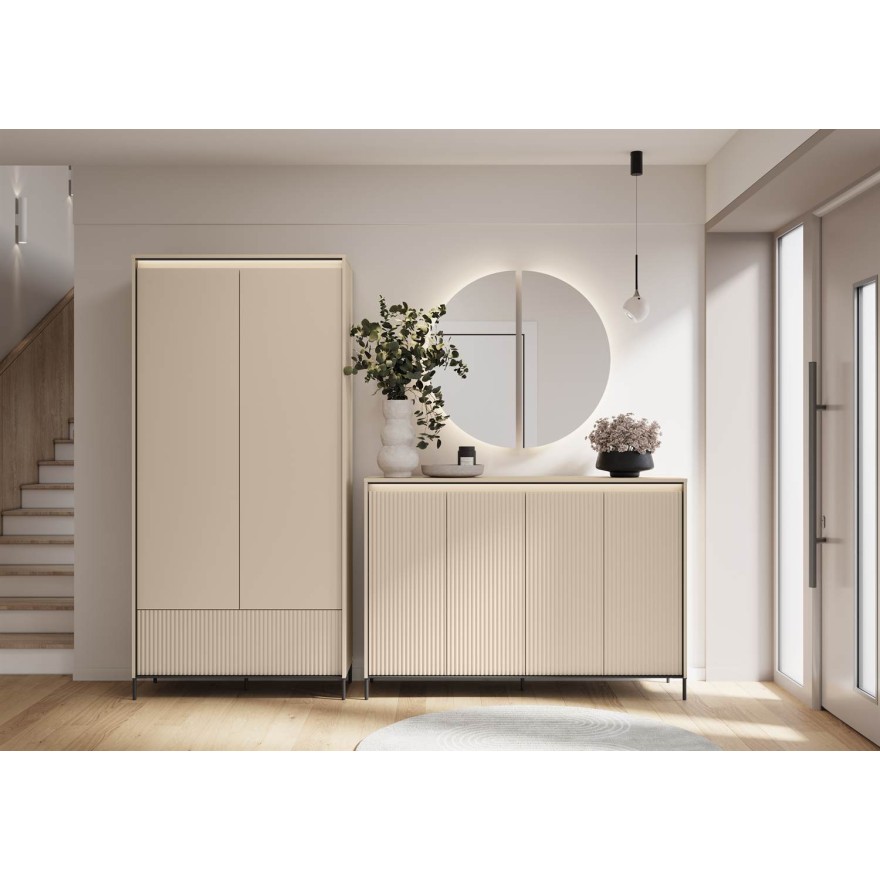 Szeroka komoda TREND 4D z oświetleniem LED