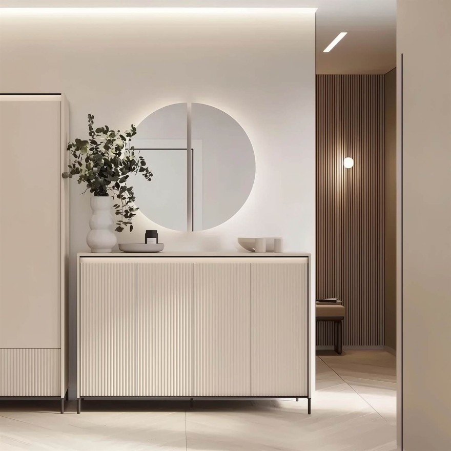 Szeroka komoda TREND 4D z oświetleniem LED