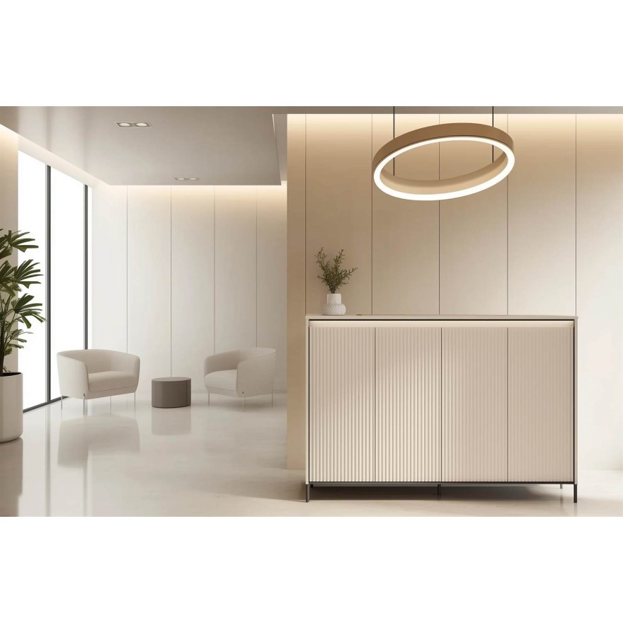 Szeroka komoda TREND 4D z oświetleniem LED