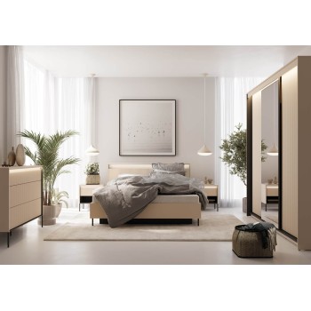 Łóżko TREND 160x200 z oświetleniem LED