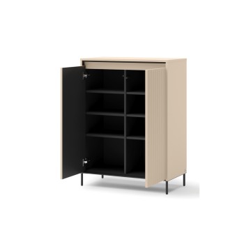 Wysoka komoda TREND 2D do przedpokoju z oświetleniem LED