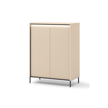 Wysoka komoda TREND 2D do przedpokoju z oświetleniem LED