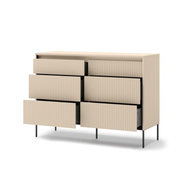 Komoda TREND 6S z szufladami i oświetleniem LED